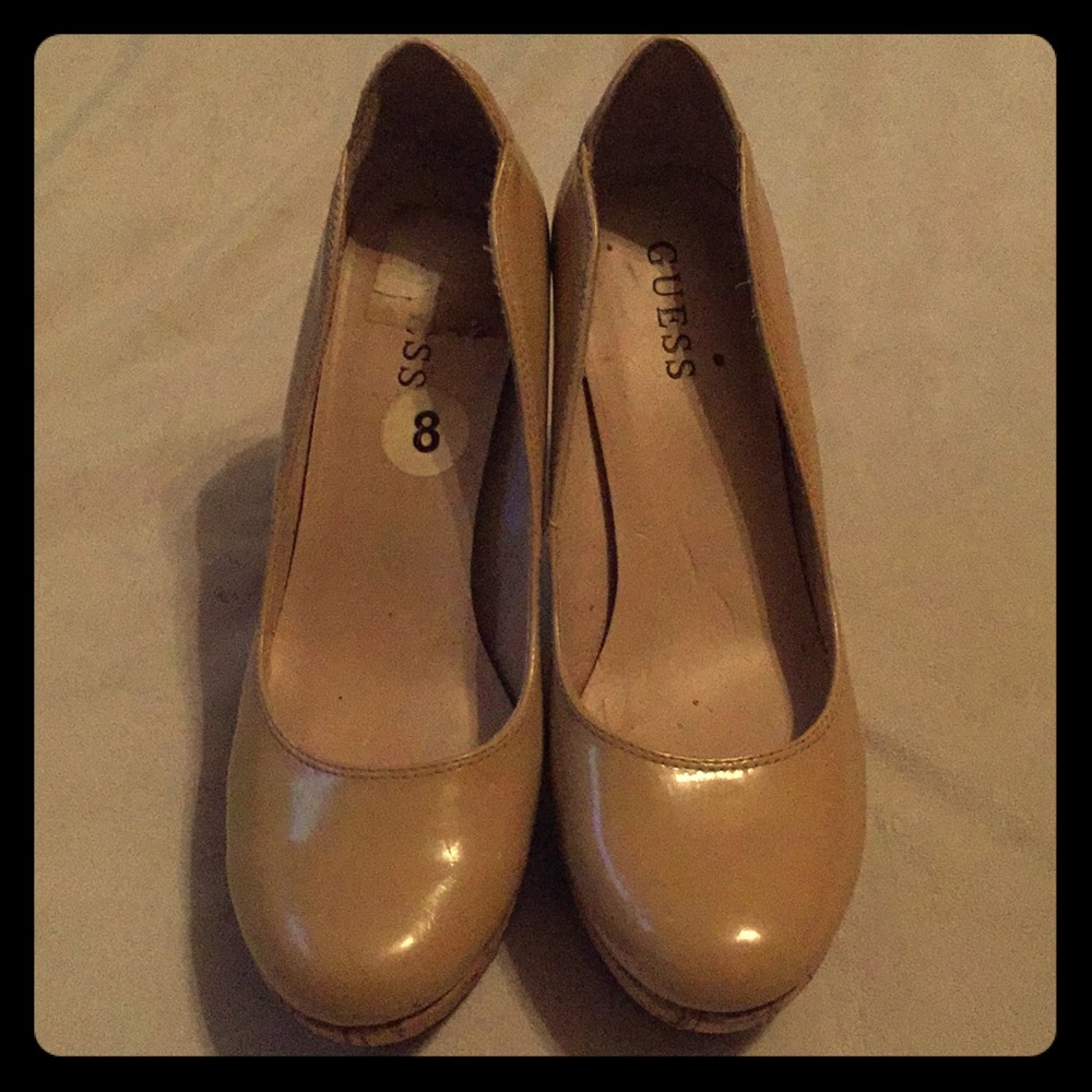 Tan pumps